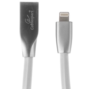 Cablexpert Кабель для Apple CC-G-APUSB01W-0.5M,  AM / Lightning,  серия Gold,  длина 0.5м,  белый,  блистер