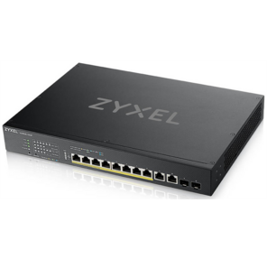 ZYXEL Hybrid Smart PoE ++ Zyxel NebulaFlex XS1930-12HP switch,  19 "rack,  10xRJ-45: 1  /  2.5  /  5  /  10G  (8 of them PoE ++  (802.3bt),  2xSFP +,  375 W PoE budget,  standalone  /  cloud management