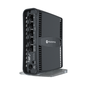MikroTik C52iG-5HaxD2HaxD-TC Wi-Fi-маршрутизатор hAP ax2,  802.11aх,  2.4 / 5 ГГц,  1, 78 Гбит / с,  LAN 4x1 Гбит / с,  WAN 1x1 Гбит / с,  внутренних антенн 2x4, 5dBi,  MIMO 2x2,  PoE