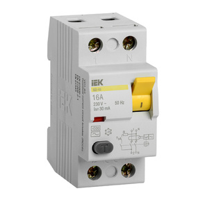 Iek MDV10-2-016-030 УЗО ВД1-63 2Р 16А 30мА ИЭК