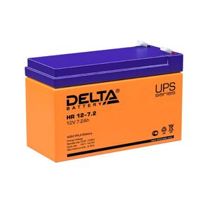 Аккумуляторная батарея Delta HR 12-7.2  (12V,  7.2Ah) для UPS  (repl. RBC2)