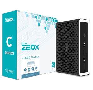 Платформа системного блока с ЦПУ Zotac ZOTAC ZBOX NANO,  SFF,  FANLESS,  i7-1355U,  2 DDR5 SODIMM,  M.2 SSD,  2.5" SATAIII BAY,  2 GLAN,  WIFI,  BT,  USBDRV,  DP / HDMI,  EU+UK PLUG