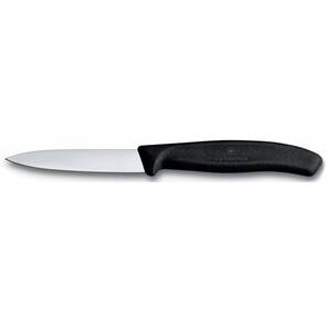 Нож Victorinox Swiss Classic  (6.7603) черный для овощей заточка: прямая 80мм
