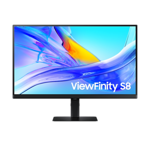 Samsung 27" ViewFinity S8 S27D804UAI IPS LED 16:9 3840x2160x60Hz 5ms 350cd 1000:1 178 / 178 1, 07 млрд DP; HDMI; USB-C  (90 Вт); USB3.0x3;Tilt; Swiv; HAS; Pivot; VESA; Black