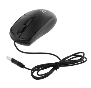 Defender Проводная оптическая мышь Trace MB-989 черн, 3D, 1, 2м, 1000dpi