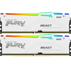 Память DDR5 2x32GB 5200MHz Kingston KF552C40BWAK2-64 Fury Beast RGB RTL Gaming PC5-41600 CL40 DIMM 288-pin 1.25В single rank с радиатором Ret
