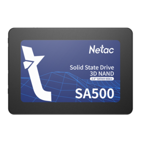Netac SSD SA500 2.5 SATAIII 3D NAND 256GB,  R / W up to 520 / 450MB / s,  3y wty