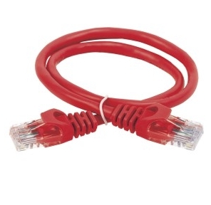 ITK Коммутационный шнур  (патч-корд),  кат.5Е UTP,  3м,  красный