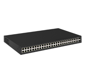 OSNOVO 48 портовый PoE коммутатор,  48*10 / 100 Base-T PoE,  2*GE Combo Uplink,  PoE на порт до 30W,  суммарная мощность PoE до 700W