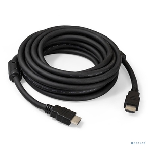 Exegate EX287725RUS Кабель HDMI ExeGate EX-CC-HDMI2-5.0F  (19M / 19M,  v2.0,  5м,  4K UHD,  Ethernet,  ферритовые кольца,  позолоченные контакты)