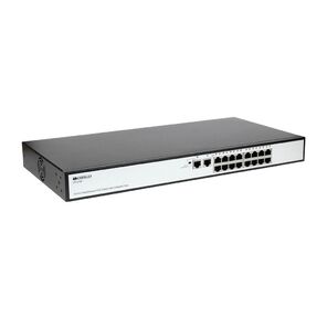 ORIGO OS1218P / 190W / A1A Неуправляемый PoE-коммутатор 16x100Base-TX PoE+,  2x1000Base-T,  PoE-бюджет 190 Вт,  корпус металл