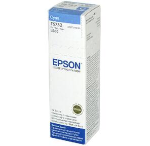 Картридж струйный Epson C13T67324A cyan для L800  (70мл 250 стр)
