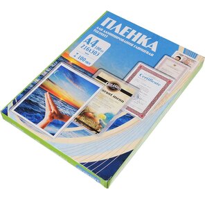 Пленка для ламинирования Office Kit 100 мик А4 100 шт. глянцевая 216х303  (PLP10623)