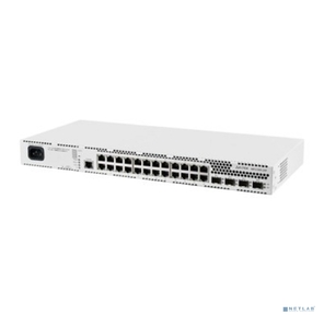 ELTEX MES2300-24P Ethernet-коммутатор 24 порта 10 / 100 / 1000BASE-T  (RJ-45) PoE / PoE+,  4 порта 10GBASE-R  (SFP+) / 1000BASE-X  (SFP),  L3
