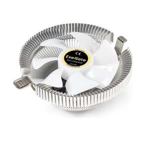 Кулер ExeGate Wizard EE91-PWM.RGB  (Al,  LGA775 / 1150 / 1151 / 1155 / 1156 / 1200 / 1700 / 1851 / AM2 / AM2+ / AM3 / AM3+ / AM4 / AM5 / FM1 / FM2 / 754 / 939 / 940,  TDP 75W,  Fan 90mm,  PWM,  800-2400RPM,  Hydro bearing,  4pin,  11-24db,  170г,  многоцветная подсветка,  с термопастой,  на защелках,  Color Box)