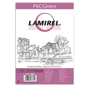 Обложка для переплёта Fellowes Lamirel LA-7868001 прозрачные 150мкм  (100шт)