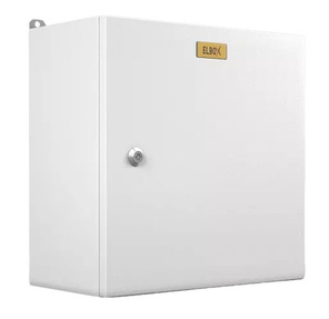 Шкаф электротехнический Elbox Elbox EMW-500.500.210-1-IP66 настенный 500мм 500мм 210мм несъемн.бок.пан. 100кг серый