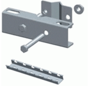 Комплект крепления к опорам фальш-пола 600мм