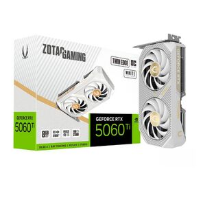 Видеокарта Zotac RTX5060Ti TWIN EDGE OC WHITE ED 8GB GDDR7 128bit 3xDP HDMI 2FAN RTL