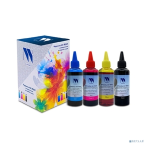 Чернила NV PRINT универсальные на водной основе для canon,  Epson,  НР,  Lexmark,  комплект 4 цвета совместимые