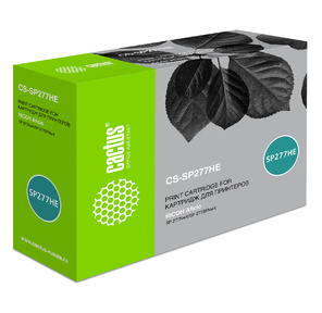 Тонер Картридж Cactus CS-SP277HE черный  (2600стр.) для Ricoh Aficio SP 277NwX / SP 277SFNwX