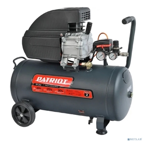 Компрессор Patriot поршневой масляный Professional 50-340,  340 л / мин,  8 бар,  2000 Вт,  50 л,  быстросъемный 1 / 4"" + ""елочка""