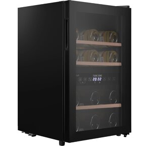 Винный шкаф Maunfeld MFWC-50D16 2-хкамерн. черный