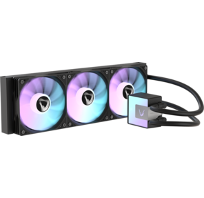 Система водяного охлаждения Formula V Line ICE JET GLOW 360 BK,  360mm,  3x120mm,  ARGB fans,  LGA115X / 1200 / 1700 / 1851,  AM4 / AM5