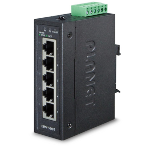 IP30 Compact size 5-Port 10 / 100TX Fast Ethernet Switch  (-40~75 degrees C)