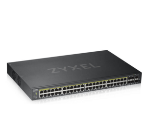 ZYXEL GS1920-48HPv2 Hybrid Smart switch PoE+ Zyxel Nebula Flex,  44xGE PoE+,  4xCombo  (SFP / RJ-45 PoE+),  2xSFP,  budget PoE 375W,  Standalone  /  cloud management