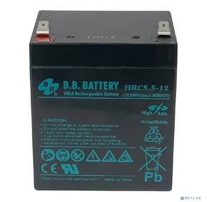 B.B. Battery Аккумулятор HRC 5.5-12  (12V 5Ah )