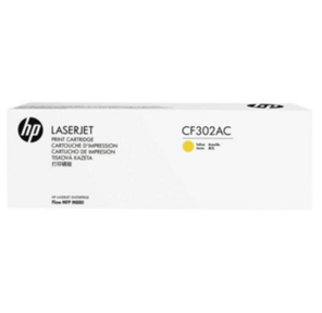 Тонер Картридж HP CF302AC желтый для HP Color LaserJet Enterprise M880 827A  (в технологической упаковке)