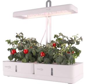 Кашпо Cactus GARDEN 3.0л белый  (CS-LEDPOT-08)