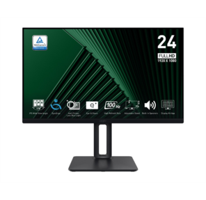 Монитор MSI 23.8" Pro MP245PG черный IPS LED 4ms 16:9 HDMI M / M HAS Piv 1300:1 300cd 178гр / 178гр 1920x1080 100Hz VGA DP FHD 3.3кг