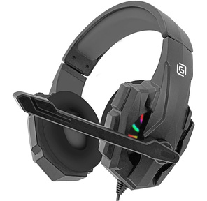 Наушники с микрофоном Оклик HS-L355G черный 1.8м мониторные оголовье  (1939807)