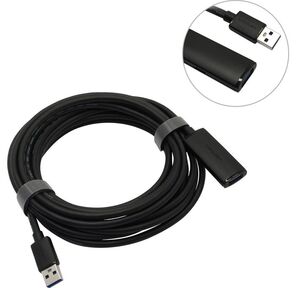 Активный кабель-удлинитель Vention USB 3.0 AM / AF с усилителем - 5м Черный