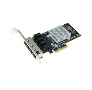Сетевая карта /  1G Quad Port RJ45 PCIE Ethernet Adapter with Broadcom BCM5719 chipset