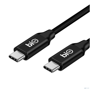 Bion Кабель USB4 v2.0  (CM / CM),  16K@60Hz,  80 Гбит / с,  240W,  5A,  медь,  1 м,  чёрный