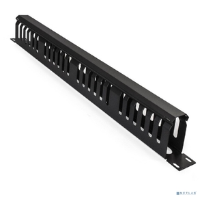 Exegate EX292873RUS Exegate EX292873RUS Кабельный органайзер ExeGate CM19-1U-24M-CV  (горизонтальный 19" 1U,  металлический,  2 окна в основании профиля,  гребенка на 24 выреза,  глубина 45mm,  с металличес
