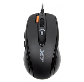 Мышь A4Tech X-718BK черный оптическая  (3000dpi) USB  (6but) [X-718BK USB]