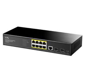 Коммутатор Cudy GS2008PS2  (L2) 8x1Гбит / с 2SFP 8PoE+ 120W управляемый