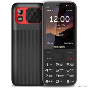 TEXET TM-315 цвет черный-красный
