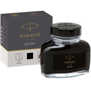 Флакон с чернилами Parker Quink Ink Z13  (CW1950375) черные чернила 57мл для ручек перьевых