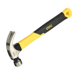 Ударно-рычажный инструмент Deli Молоток-гвоздодер Deli DL5001F 225 гр магнит,  противоскользящий боек,  фиберглассовая рукоять