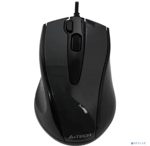 A-4Tech Мышь V-Track Padless N-500FS black optical  (1000dpi) silent USB [1146039]