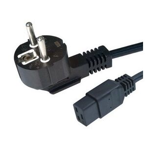 Кабель Cablexpert Кабель питания для UPC Cablexpert PC-186-C19,  1.8м,  Schuko-С19,  16А,  Сечение провода: 1, 5 мм2,  черный,  с заземлением {50}
