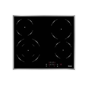 Варочная поверхность Haier HHY-C64DFB черный / нержавеющая сталь