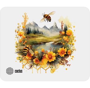 Коврик для мыши Cactus Honeybee 220x180x2мм  (CS-MP-P09XS)