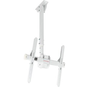 Кронштейн для телевизора Arm Media LCD-1800 белый 26"-65" макс.55кг потолочный поворот и наклон