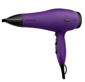 Фен BR3007 фиолетовый BRAYER